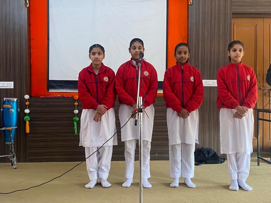 सनातन धर्म बाल मंदिर वरिष्ठ माध्यमिक विद्यालय में 76वां गणतंत्र दिवस बड़ी धूमधाम से मनाया गया
