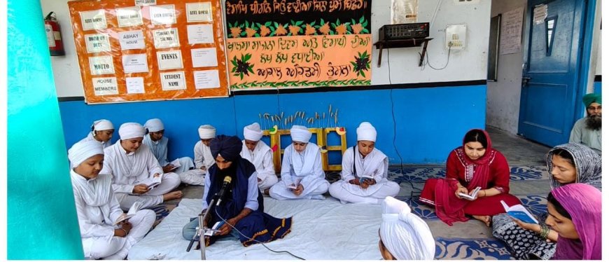 अकाल अकैडमी भूँसला में खालसा साजना दिवस और बैसाखी का पर्व धूमधाम से मनाया।