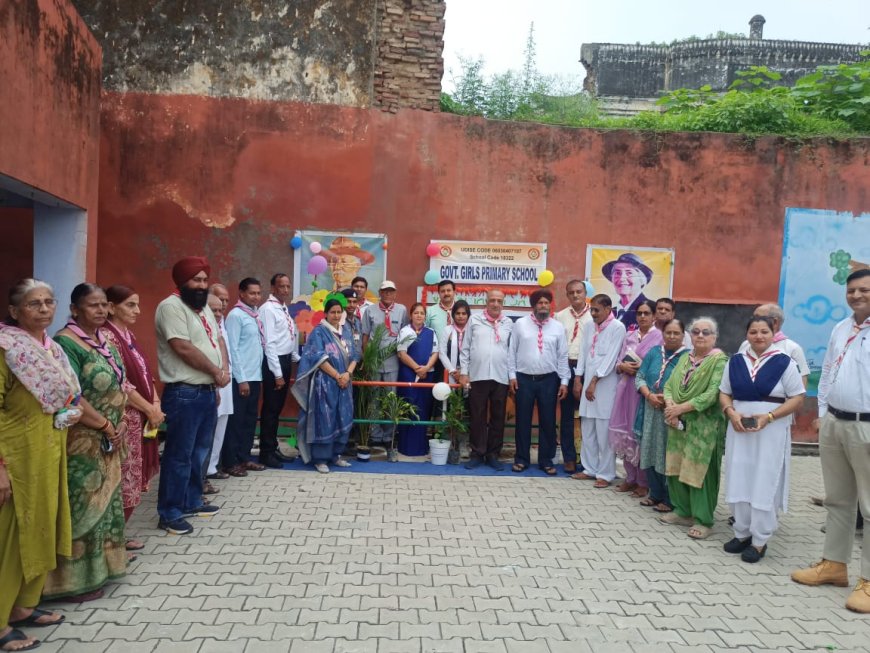राजकीय कन्या प्राथमिक पाठशाला छछरौली में पौधारोपण कार्यक्रम का भव्य आयोजन