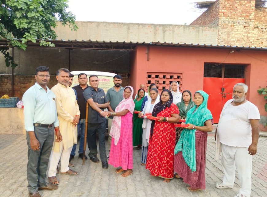 आस प्रयास फाउन्डेशन कैथल ने कुष्ठ सेवा आश्रम में मनाया रक्षाबंधन ।