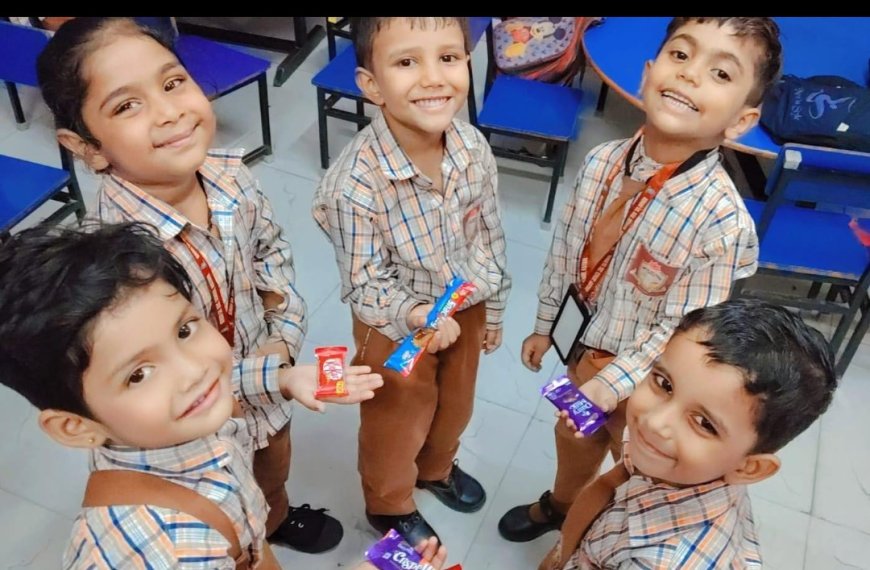 हिंदू वरिष्ठ माध्यमिक विद्यालय  कैथल ने राखी बनाने की प्रतियोगिता।
