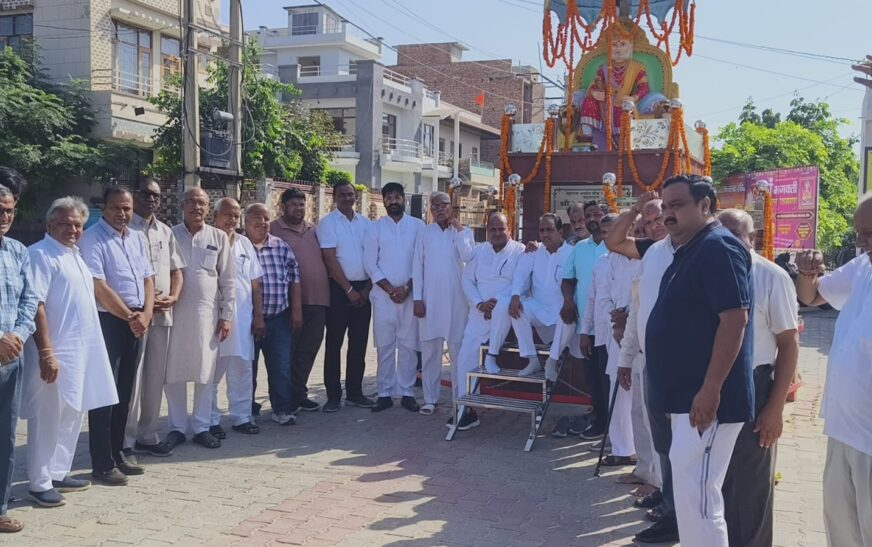 रतिया में धूमधाम से मनाई गई महाराजा अग्रसेन जयंती