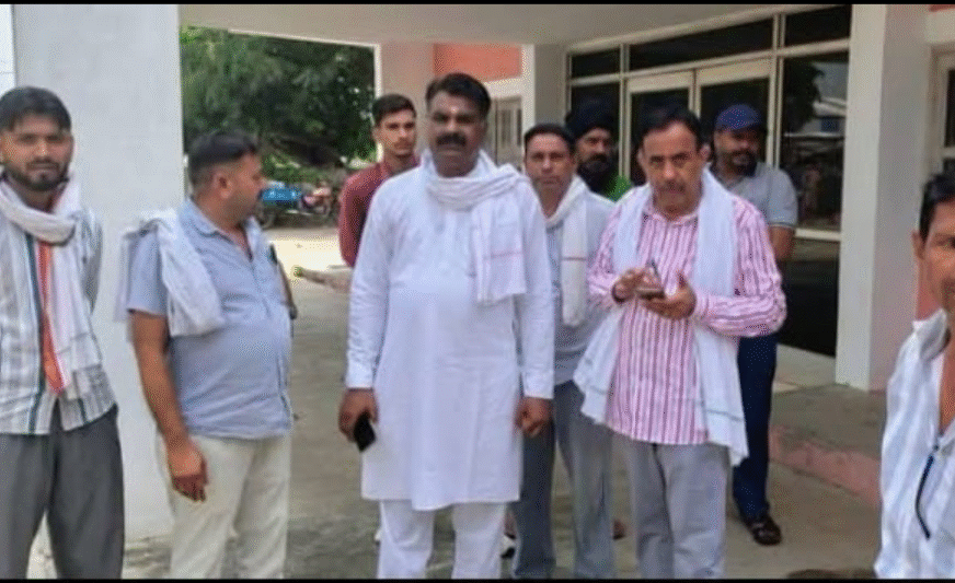 विधायक देवेंद्र हंस किया मंडी का दौरा