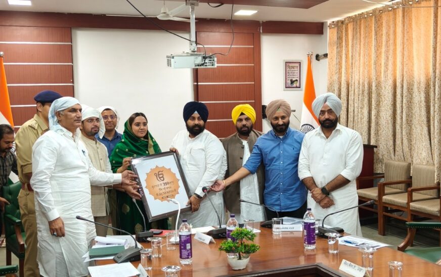 हिंद की चादर श्री गुरु तेग बहादुर जी के 350वें शहीदी दिवस को पंजाब सरकार विश्व स्तरीय समारोह के रूप में मनाएगी – हरजोत बैंस