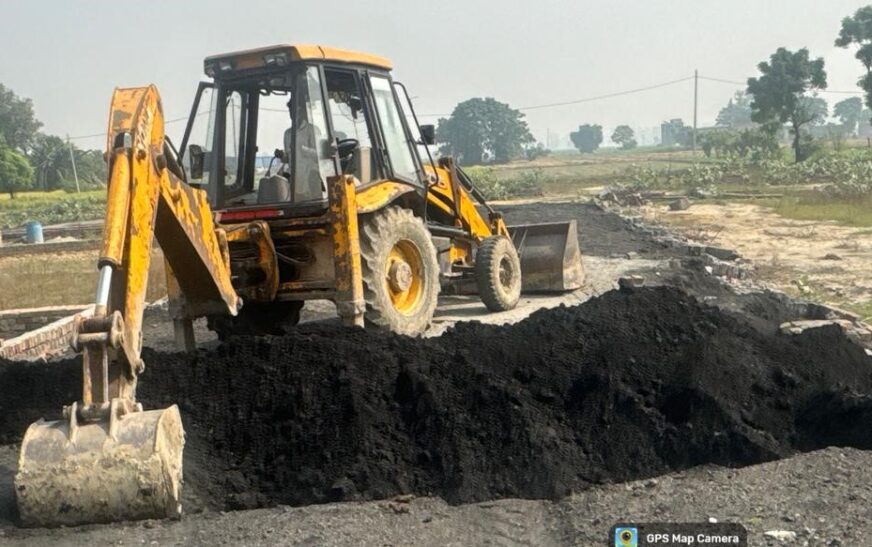 सीवन में पनप रही अवैध कालोनियों में चला डीटीपी का पीला पंजा