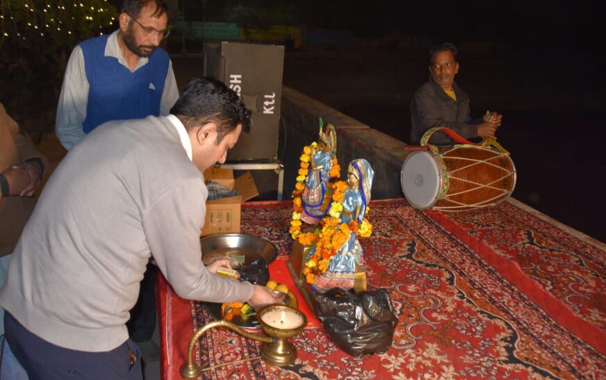 जिले के सभी तीर्थों पर किया गया दीपोत्सव, विदक्यार तीर्थ पर हुई आरती।