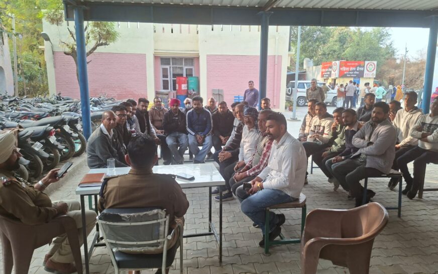 ऑपरेशन जीवन ज्योति के तहत रतिया पुलिस की सख्त चेतावनी