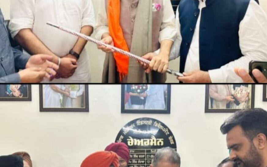 श्री शरणपाल सिंह मक्कड़ ने कैबिनेट मंत्री श्री संजीव अरोड़ा जी को स्थानीय निकाय विभाग सौंपे जाने पर बधाई दी