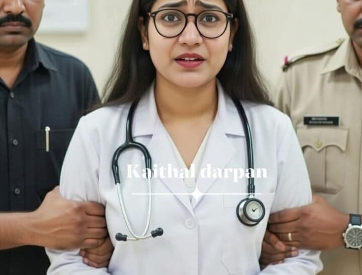 ₹30 हजार की रिश्वत लेते डॉक्टर नेहा विजिलेंस के शिकंजे में, रंगे हाथों गिरफ्तार