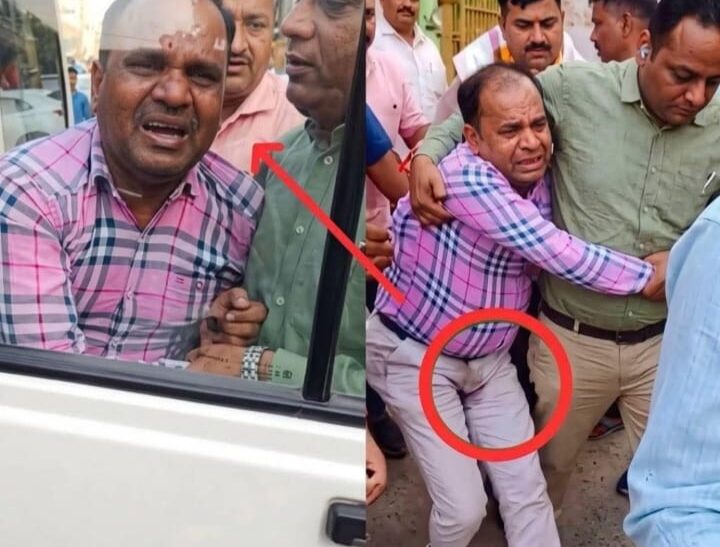 2 लाख रुपये की रिश्वत लेते हुए रंगे हाथों पकड़ लिया।