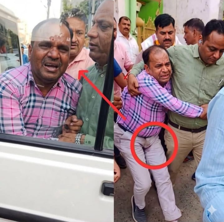 2 लाख रुपये की रिश्वत लेते हुए रंगे हाथों पकड़ लिया।