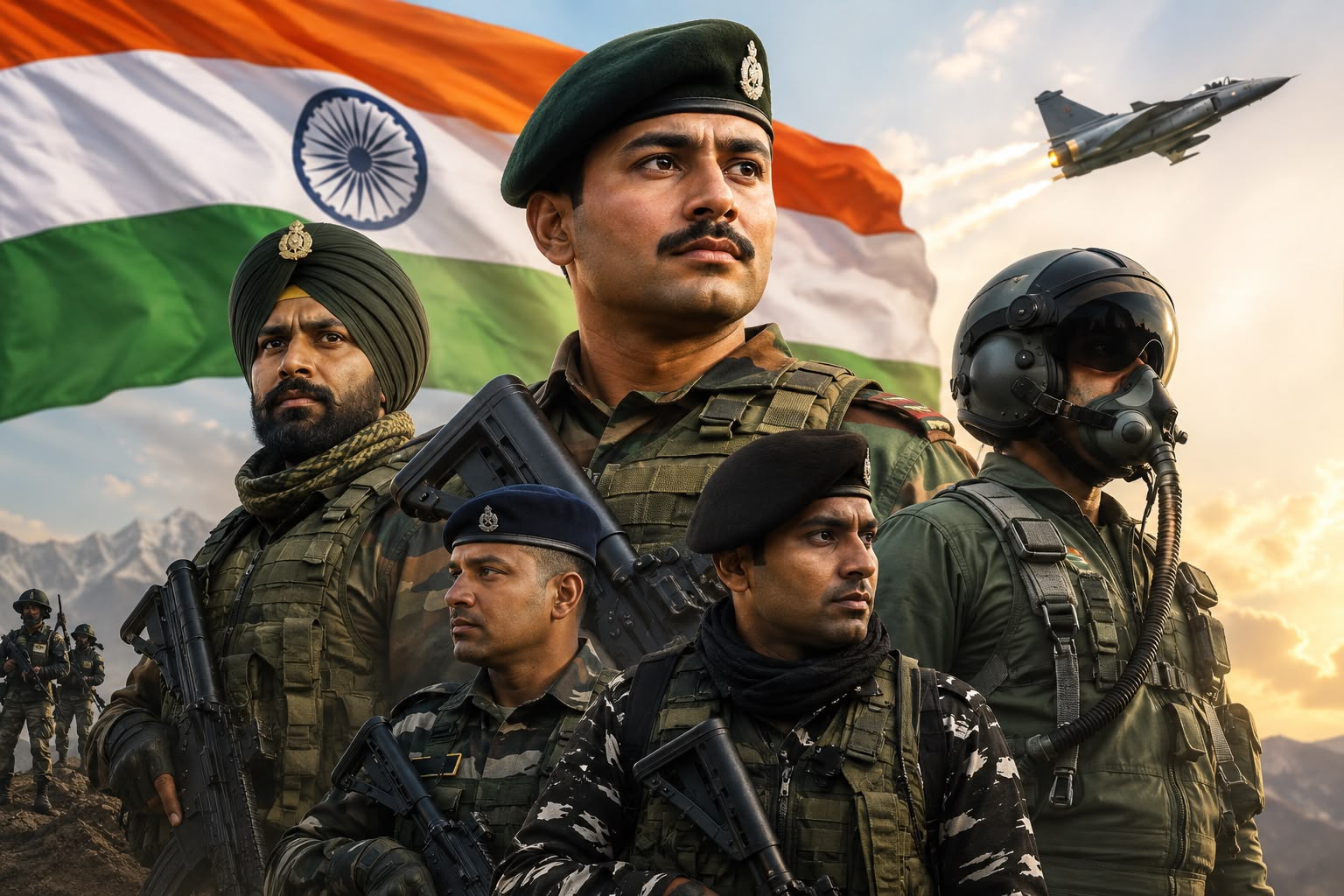 भारत की रक्षा हम सबकी सांझा जिम्मेदारी, भारतीय सुरक्षा बलों में राष्ट्र सर्वोपरि की भावना