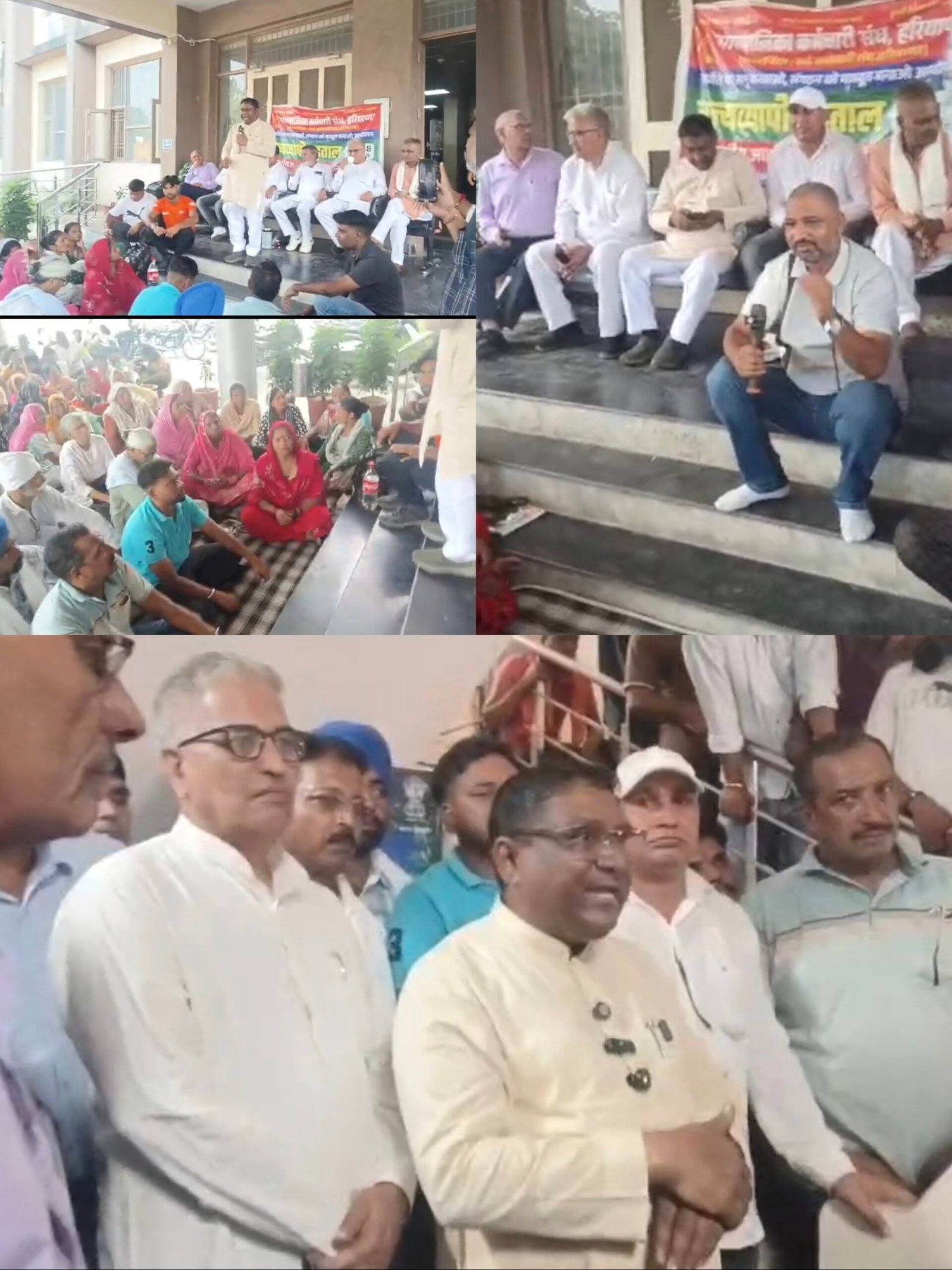 ठेकेदारों की मनमानी के चलते सरकार के आदेशों की धज्जियां सीएम सिटी में ठेकेदारों ने दिखाया ठेंगा ठेका व डोर टू डोर कर्मियों को नहीं लिया गया ड्यूटी पर तो होगा आंदोलन शास्त्री